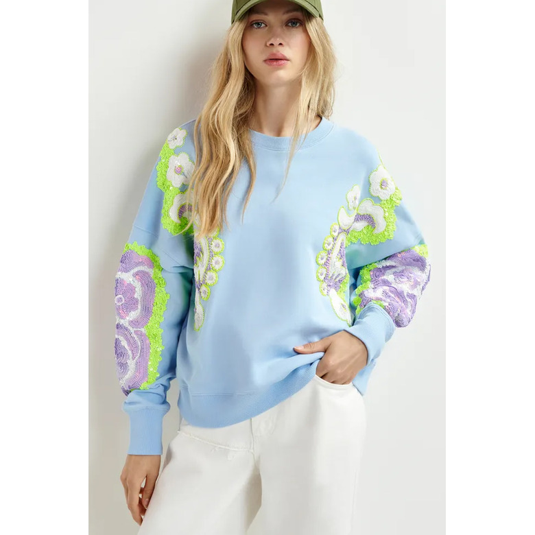 Essentiel sweater blue 2