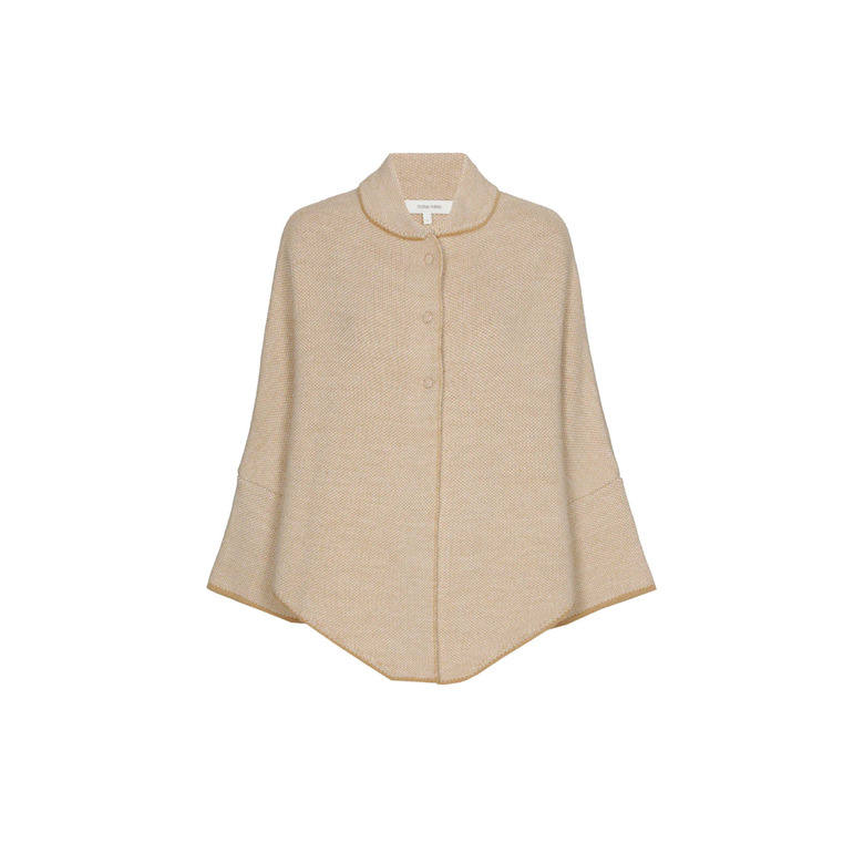 Marie Mero poncho lightbrown 1