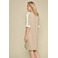 Marie Mero kleid beige 3