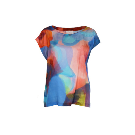 Her blouse multi color