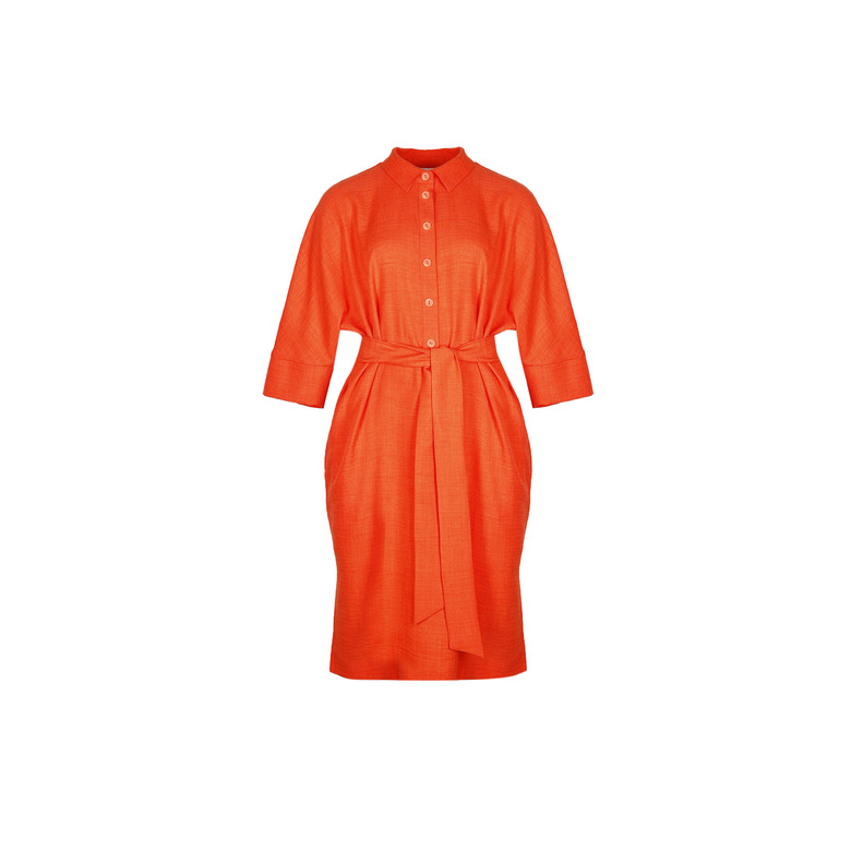 Her jurk oranje