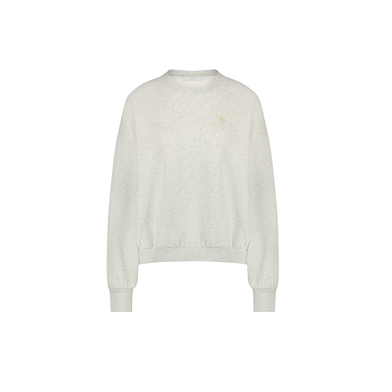 By-bar sweater grijs