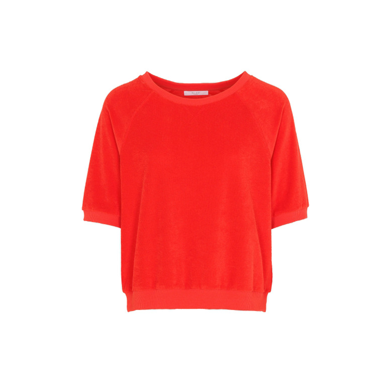 By-bar sweater rood 1