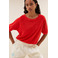 By-bar sweater rood 2