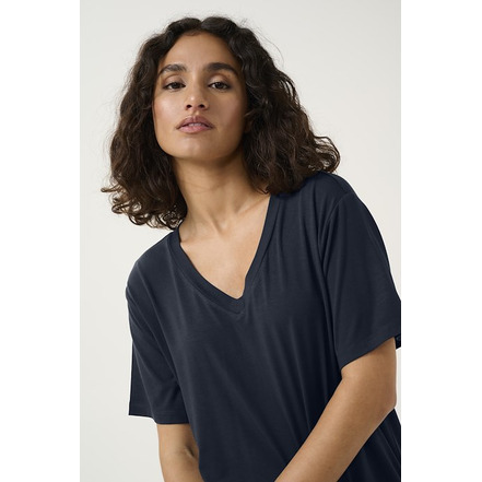 Kaffe t-shirt blau