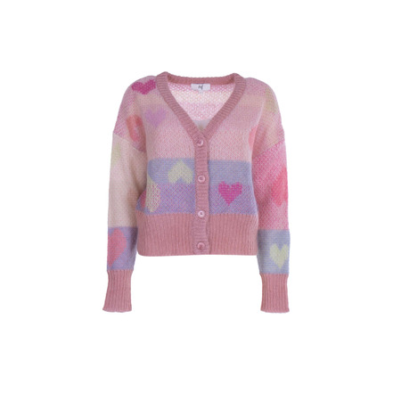 Jeff cardigan roze
