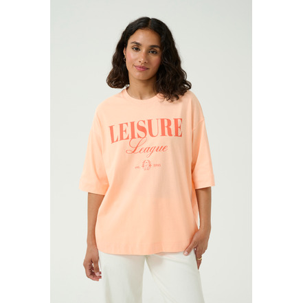 Kaffe t-shirt oranje