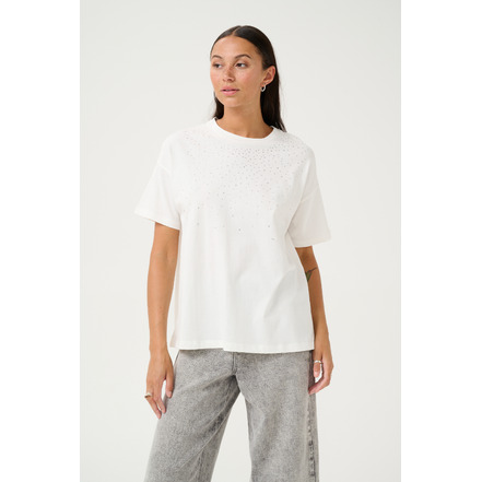 Kaffe t-shirt wit