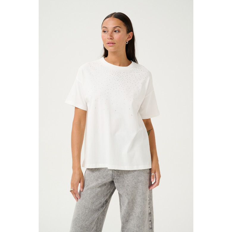 Kaffe t-shirt wit 2