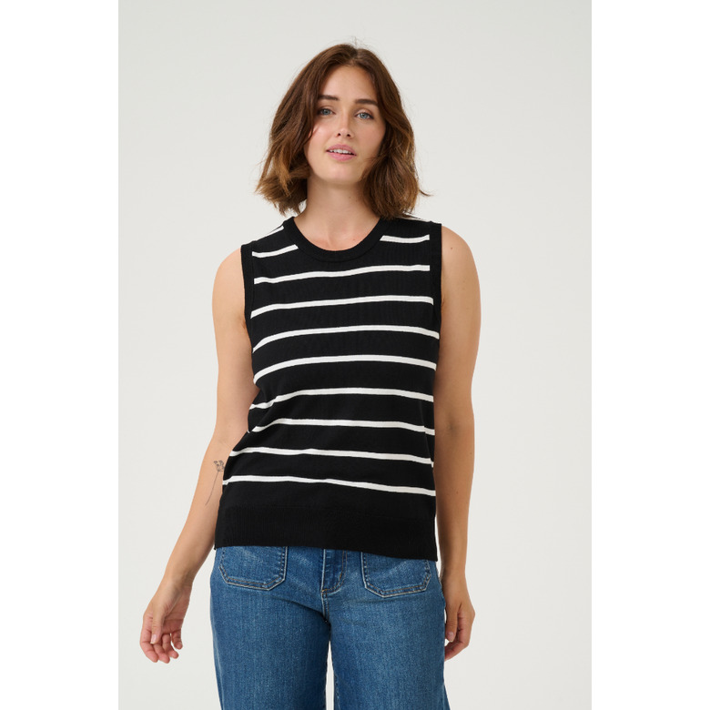 Kaffe top black 2