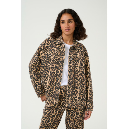 Kaffe vest bruin