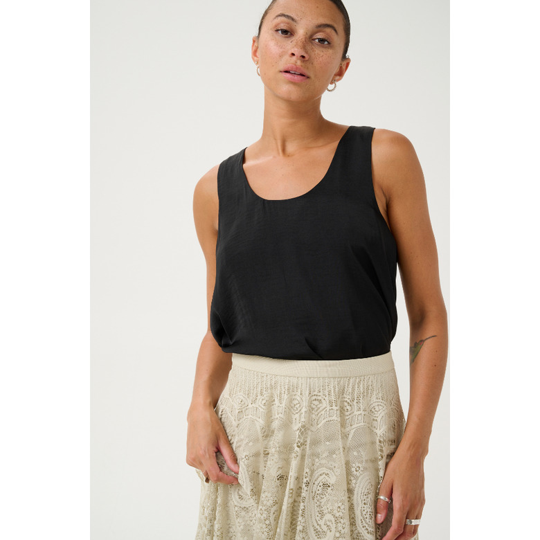 Kaffe top black 2