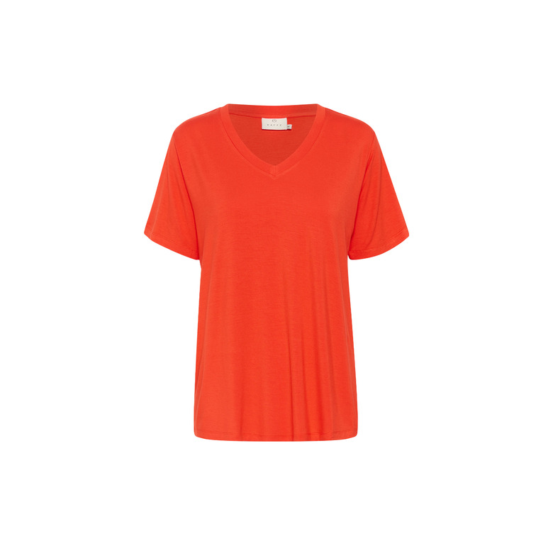 Kaffe t-shirt rood