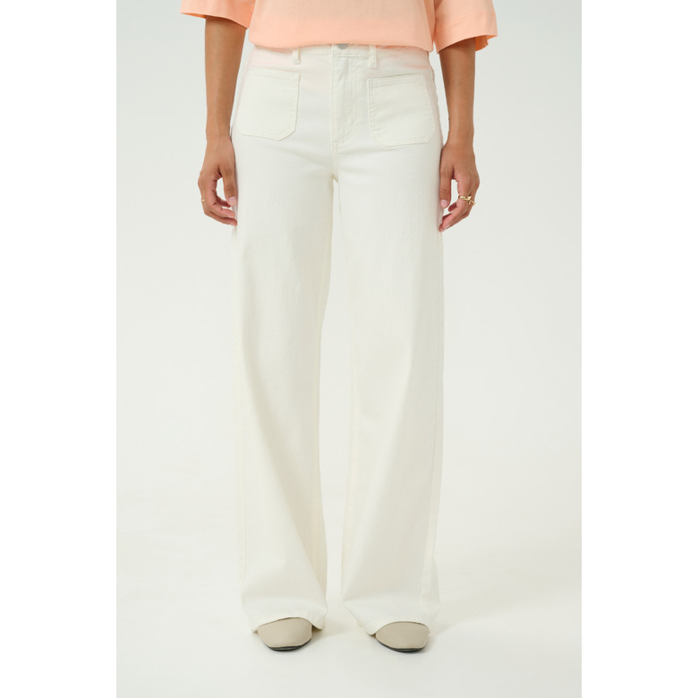 Kaffe jeans ecru 2