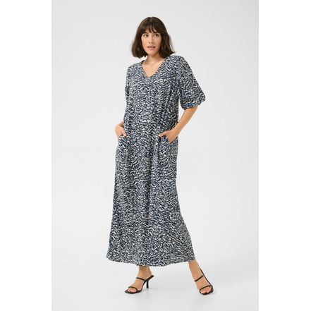 Kaffe jurk blauw