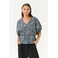 Kaffe blouse blauw 2