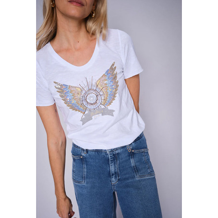 Mosmosh t-shirt wit