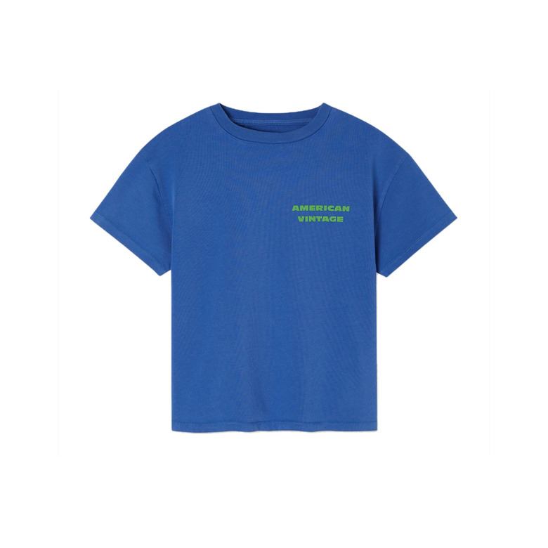 American Vintage t-shirt blauw