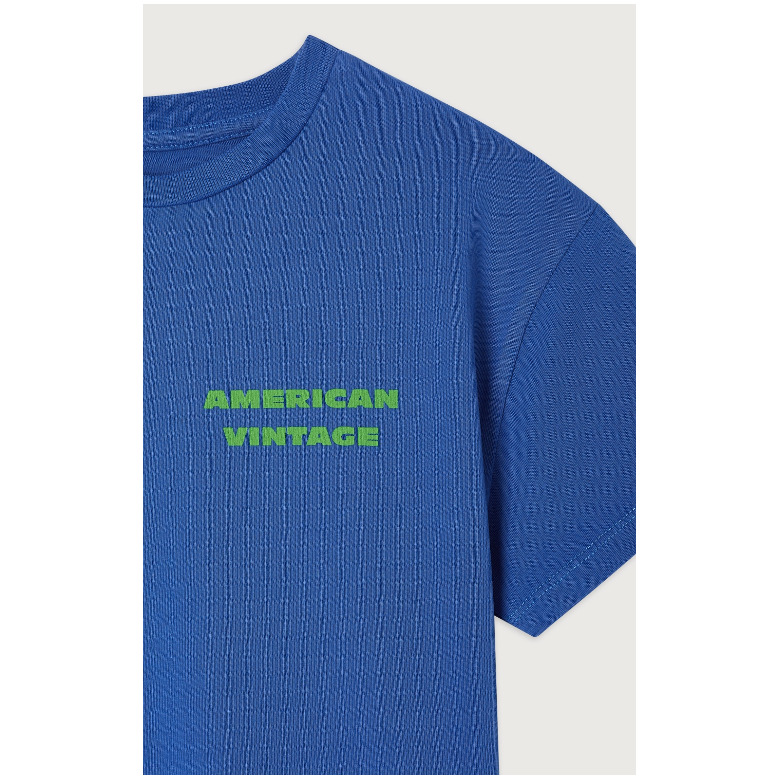 American Vintage t-shirt blau 2