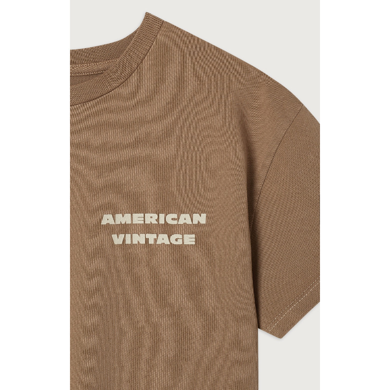 American Vintage t-shirt braun 2
