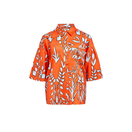 Object blouse oranje