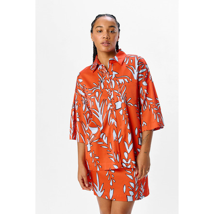 Object blouse oranje