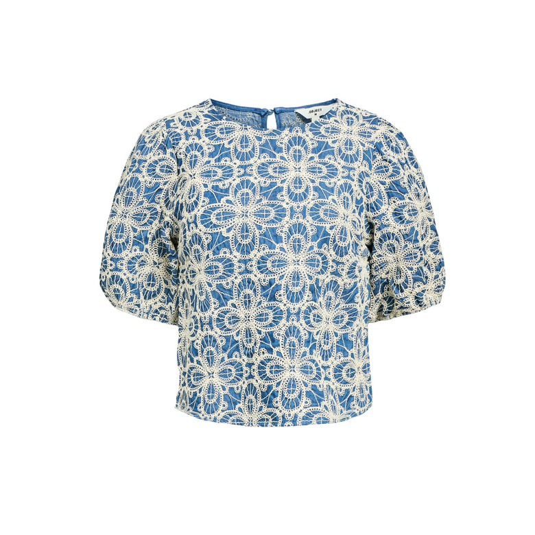 Object blouse blauw