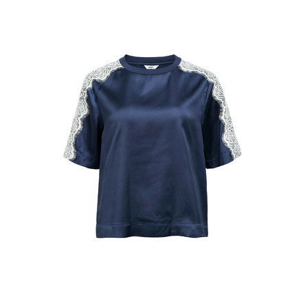 Object topje blauw