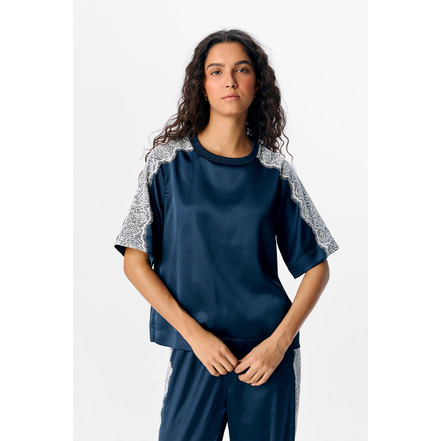 Object topje blauw