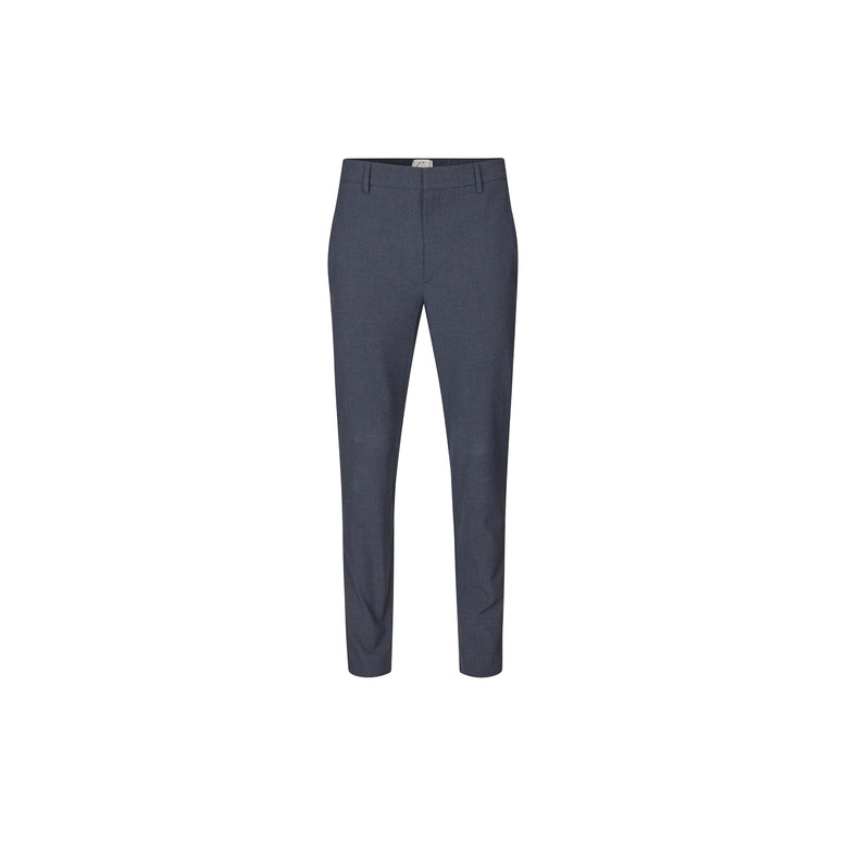 Plain trousers 34 inch blue