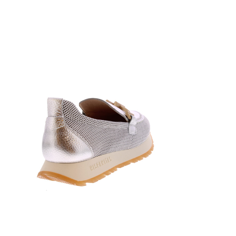 Hispanitas mokassins & halbschuhe silber 4