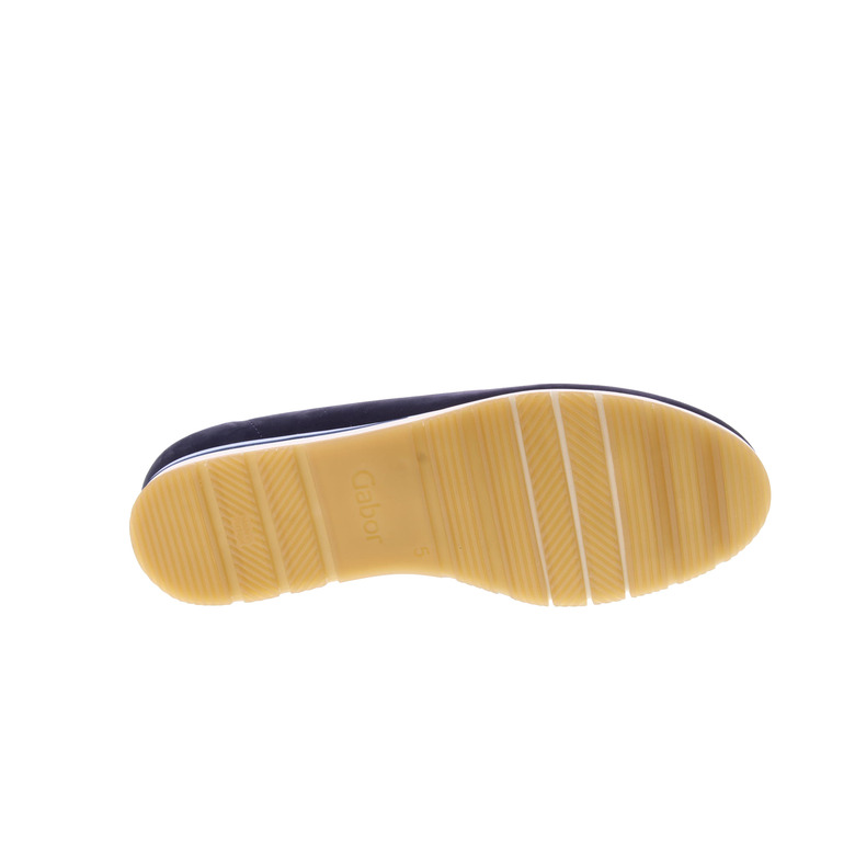Gabor mokassins & halbschuhe blau 5