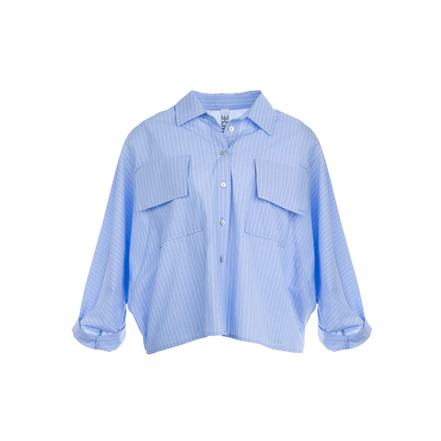 Dame Blanche blouse blauw