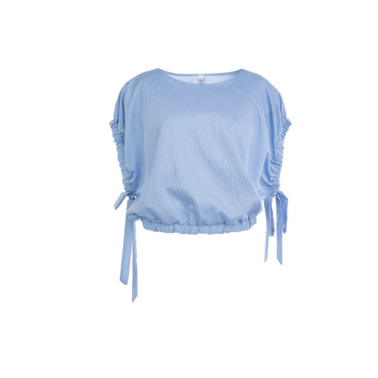 Dame Blanche blouse blauw