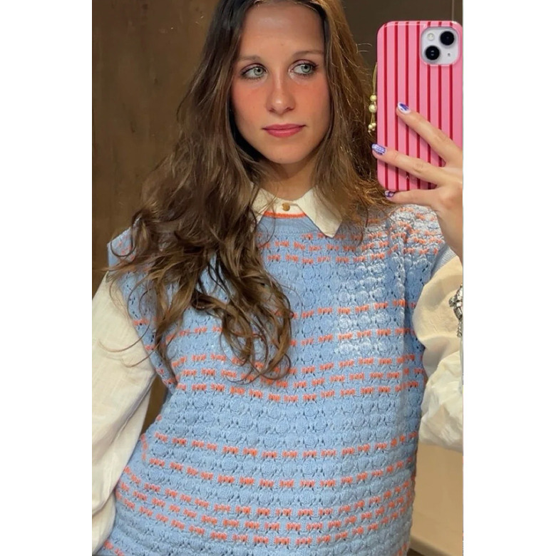 Hampton Bays pullover blau 2