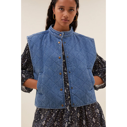 By-bar vest jeans