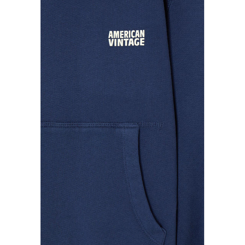 American Vintage hoodie blauw 2