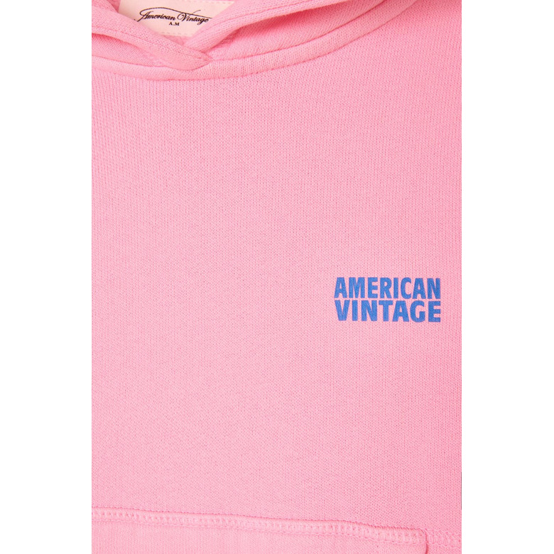 American Vintage hoodie roze 2