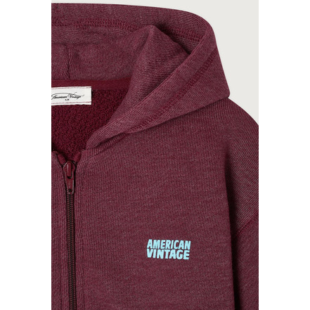 American Vintage hoodie bordeaux