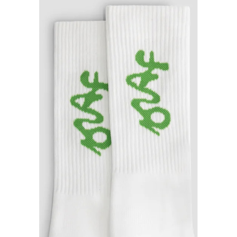 Olaf Hussein chausettes blanc 2