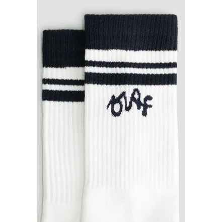 Olaf Hussein chausettes blanc