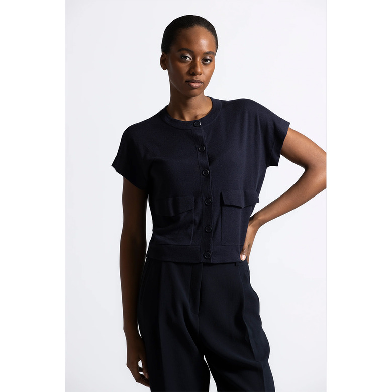 Gigue cardigan blauw 2