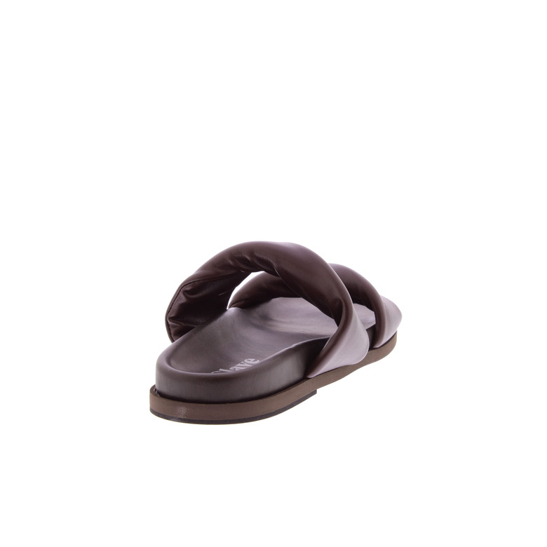 Slaye thong slippers brown 4