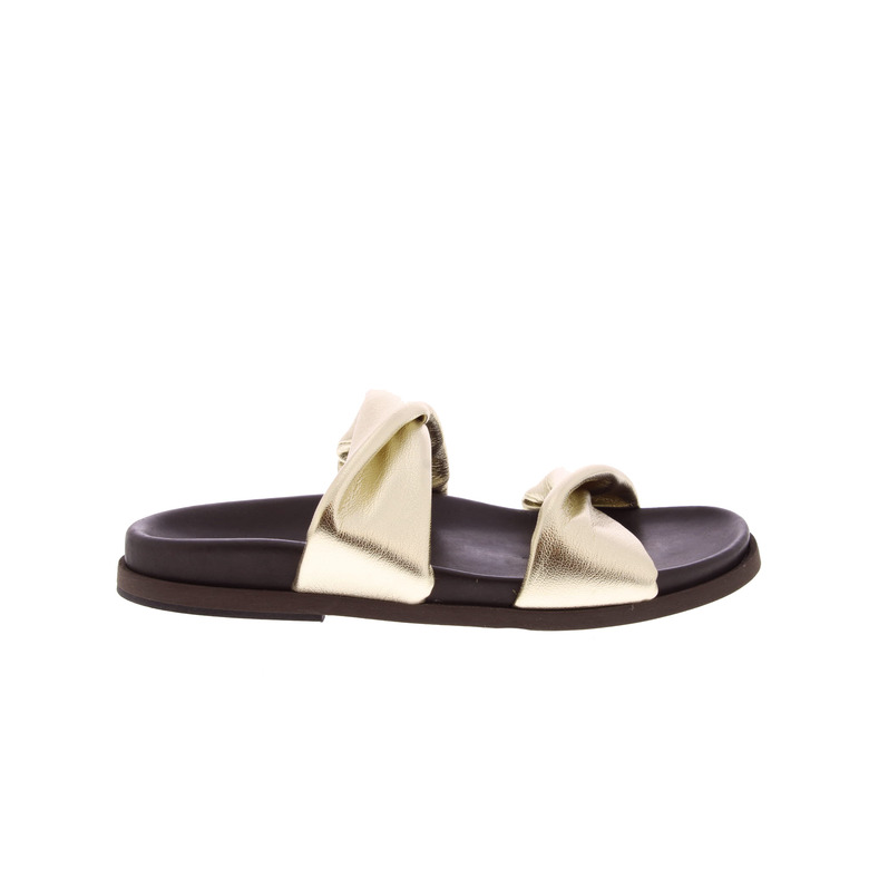 Slaye thong slippers gold