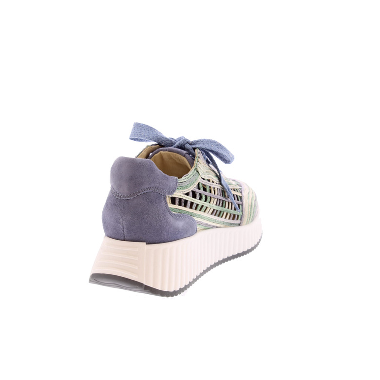 Softwaves sneakers blauw 4
