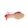 Lola Cruz sandalen rood 5