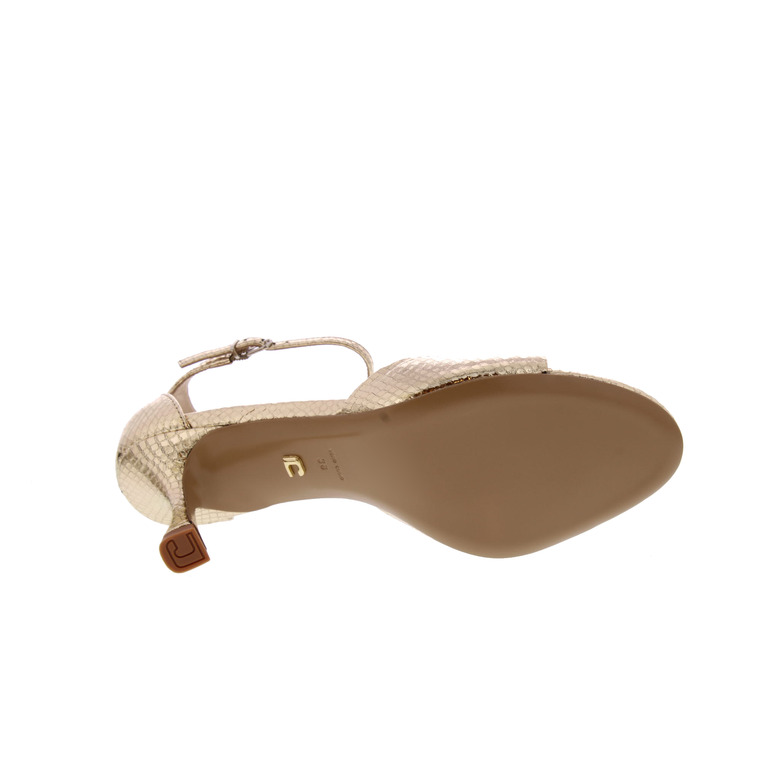 Lola Cruz sandalen goud 5