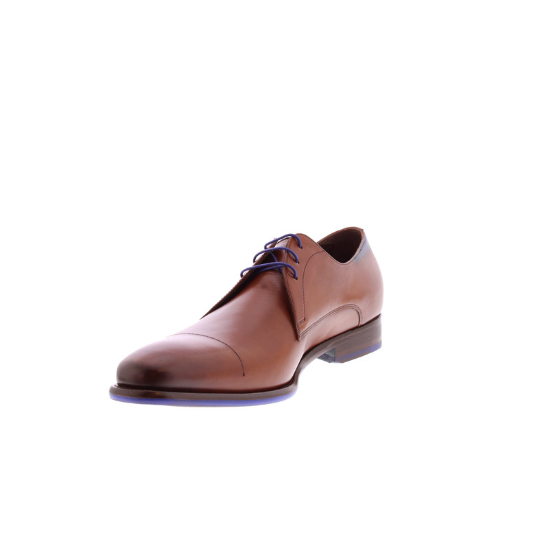Floris Van Bommel veterschoenen cognac 3