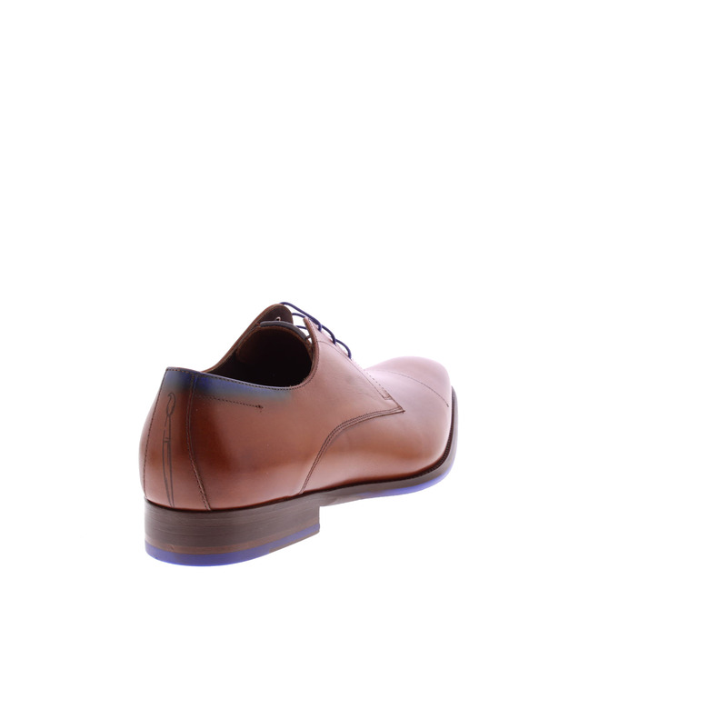 Floris Van Bommel veterschoenen cognac 4