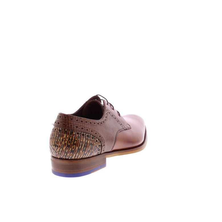 Floris Van Bommel veterschoenen cognac 4
